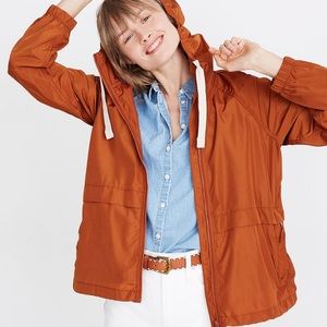 Madewell Packable Rain Coat Size L new without tags